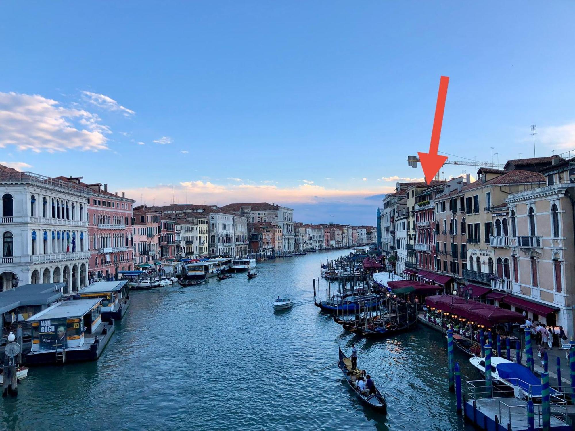 Rialto Terrace On The Grand Canal Benátky Exteriér fotografie