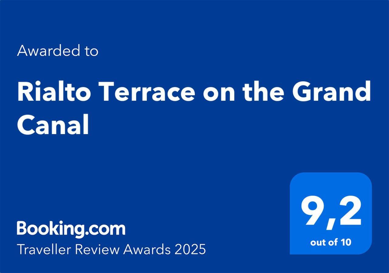 Rialto Terrace On The Grand Canal Benátky Exteriér fotografie